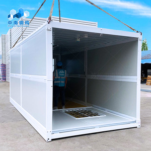 Casa Contenedor Plegable de Estructura de Acero Zhongnan, Rectangular, Desmontable y Modular para Dormitorio en Obras de Construcción - Product Image 2