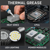 Gel thermique conducteur 2.0-8.0 W/mk, pâte thermique liquide, gel de remplissage pour mobile, PC, CPU, GPU, LED, batterie