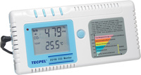 Medidor de CO2 Portátil para Interiores TECPEL ZG-106 de Excelente Calidad con 1 Año de Garantía, Mide hasta 3000 ppm