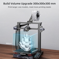 Imprimante 3D Creality Ender-3 S1 Plus, taille plus grande 300*300, machine d'impression 3D FDM entièrement métallique à double engrenage