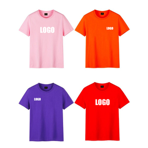 เสื้อยืดผ้าฝ้ายพิมพ์โลโก้ตามสั่ง สำหรับงานอีเว้นท์ โปรโมชั่น ชุดยูนิฟอร์มบริษัท ของแจกโฆษณา เสื้อผ้าลำลองแขนสั้นผ้าฝ้าย - Product Image 1