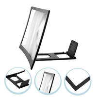 12 Inch L6 HD 3D Magnifier Stand Portable Glass Phone Screen Amplifier Flexible Tripod Eye Protector Mobile Phone Accessories