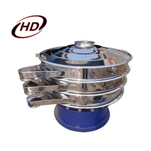 Automatic High Frequency 1-4 Layers Stainless Steel Rotary Vibratory Sieve Sifter For Animal Feed