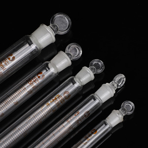 Tube à essai en verre gradué Langjian 50 ml avec joint moulé, fond rond et bouchon – Équipement de laboratoire de haute précision - Product Image 3