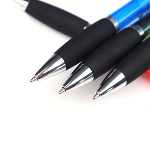 Stylo bille promotionnel multifonctionnel en plastique de haute qualité, logo personnalisé, impression sérigraphique, écriture fluide, design moderne - Product Image 4