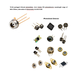 TO-46 fotodiode inframerah kemasan 1mm InGaAs <span class=keywords><strong>PIN</strong></span> fotodiode dengan rentang panjang gelombang 800-1700nm G12181-010K alternatif - Product Image 6