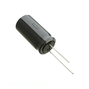 ตัวเก็บประจุ160TXW220MEFR16X25เรเดียล220 uF 20% uF 160V แบบดั้งเดิม - Product Image 1