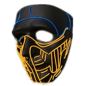 2019 <span class=keywords><strong>Amazon</strong></span> Venta caliente DJ luz máscara <span class=keywords><strong>de</strong></span> <span class=keywords><strong>Halloween</strong></span> - Product Image 4