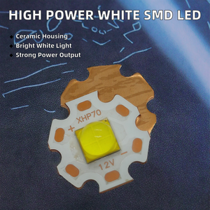 <span class=keywords><strong>Diode</strong></span> LED SMD 7070 en Céramique Blanche Haute Puissance <span class=keywords><strong>3V</strong></span> 20-40W CRI 80 130 Lm/W Garantie 5 Ans Dimmable 120° de Vision - Product Image 2