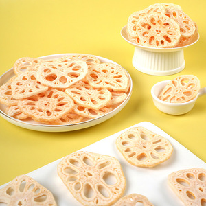 Halal chứng nhận chất xơ cao củ sen chip tùy chỉnh Hương vị rau chip cay/muối chiên đóng gói trong túi mẫu miễn phí - Product Image 3