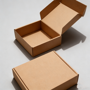 Boîtes d'expédition en carton recyclable avec laminage brillant personnalisées pour les produits de beauté et de bijouterie - Product Image 1