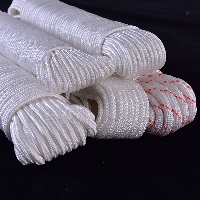 Оптовая продажа, плетеная хлопковая веревка белого, желтого, зеленого цветов, Индивидуальный размер