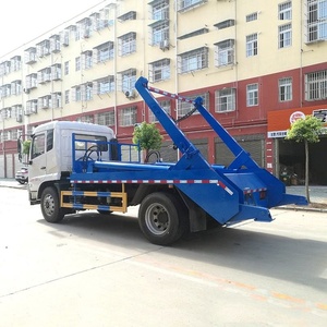 Camión de Basura Dongfeng 4X2 de China con Brazo Giratorio, Camión de Recolección de Residuos, Camión de Eliminación de Desechos de 5-10 Toneladas, Camión de Basura con Plataforma Deslizante - Product Image 4