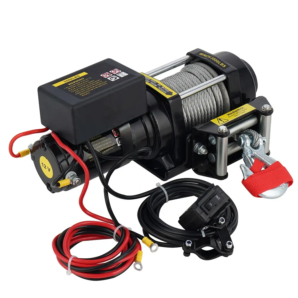 12v אלחוטי 3500lbs כננת עם משלוח spool