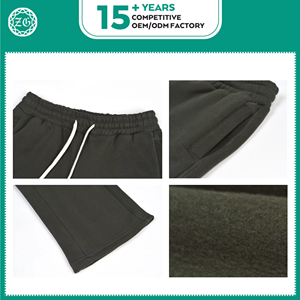 <span class=keywords><strong>Pantaloni</strong></span> da <span class=keywords><strong>tuta</strong></span> in cotone felpato OEM 350gsm con logo personalizzato, <span class=keywords><strong>pantaloni</strong></span> da <span class=keywords><strong>tuta</strong></span> oversize larghi da uomo - Product Image 3