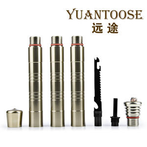 Bâton de défense en alliage d'aluminium YUANTOOSE, 24 pouces, verrouillage par torsion, équipement de camping en plein air, bâton multifonctionnel - Product Image 1