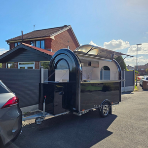 Высококачественный фургон для фастфуда из стекловолокна, прицеп-тележка для закусок, сладостей, чипсов, для использования в ресторанах и качестве фургона для продажи мороженого - Product Image 4