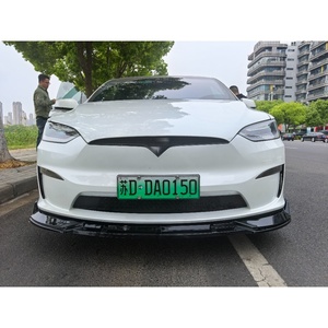 Welta Nouveau Kit de Lame de Pare-chocs Avant Large en ABS+PP de Haute Qualité à Fixation par Boulons pour Tesla Model X 2021-2023 - Product Image 5