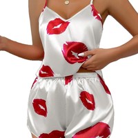 Ensemble de robe de détente sexy pour femmes, style occidental, été, polyester, terylène, antibactérien, sans manches, shorts, taille XL