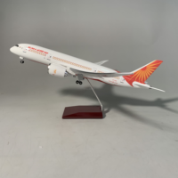 Tout nouveau 1/130 taille 43cm Boeing 787-8 Air India échelle modèle d'avion personnalisé échelle personnalisée