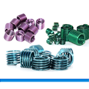 Inserti filettati metrici in acciaio inossidabile 304 316 completamente filettati, inserti a vite autofilettanti, inserti a dado per riparazione filettature - Product Image 3