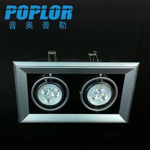 Poplor Led Recessed <b>Spotlight</b> 3W Aluminum Alloy 120 Degree Beam Angle For Ceiling Lighting - Product Image 2