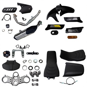 Wuji DS800X Motorrad-Sitzkissen Lenkererhöhung Kassettenhalterung Klemme Vordere und Hintere Schalldämpferteile Vorderer Kotflügel Gabelplatte - Product Image 1