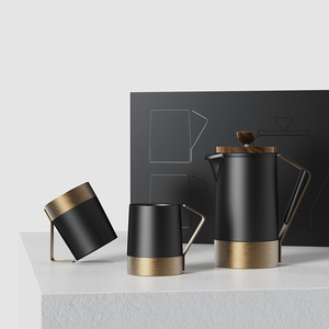 Tasse à café unique en céramique de Chine avec une qualité de marque haut de gamme et une poignée confortable en acier inoxydable 304 - Product Image 6