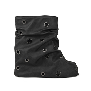 Stivali Invernali da Donna Termici Antiscivolo in Camoscio <span class=keywords><strong>con</strong></span> Fori Circolari in Metallo, Suola Spessa e <span class=keywords><strong>Tacco</strong></span> <span class=keywords><strong>a</strong></span> <span class=keywords><strong>Zeppa</strong></span> - Product Image 2