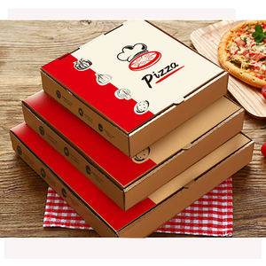 Boîtes à pizza en <span class=keywords><strong>carton</strong></span> ondulé personnalisées avec logo, en gros, pas cher, 9-16 pouces, avec tailles <span class=keywords><strong>30x30</strong></span>, 25, 33, 35, 40 cm - Product Image 6