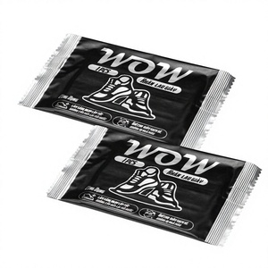 Lingettes de nettoyage de chaussures écologiques WOW, 1 pièce, non tissées, format voyage, emballées individuellement, pour baskets adultes - Product Image 1