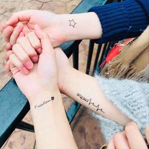 Piccoli Szie 30 fogli tatuaggi adesivi temporanei, Multi-colore stile misto Body Art tatuaggi temporanei per donne, ragazze o bambini - Product Image 5