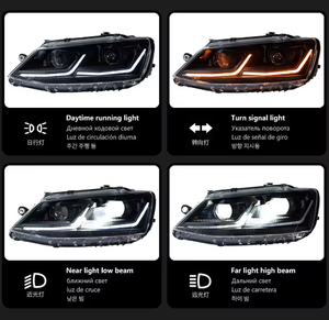 AURON 2012-2018 VW Jetta MK6 Faro Delantero LED de Luz Baja, Nuevo de Fábrica, 12V 36W 6000 lm 6000K, Ajuste Universal - Product Image 4