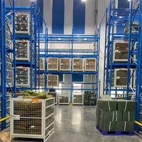 Rayonnage à palettes à 2-5 niveaux pour allées larges et charges lourdes, pour entrepôt automatisé et centre d'exécution des commandes en ligne