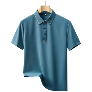 Camisa de Hombre OEM ODM 2026 de Poliamida/Nylon, Tejido de Punto, Manga Corta, Transpirable, Refrigerante, Desodorante, Antiolores, Cuello Mao - Product Image 5