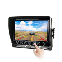 Caméra de tableau de bord YWX pour camion, caméra de surveillance de véhicule avec système de sécurité automobile et rétroviseur pour kits de sécurité automobile