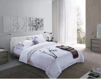 Ensemble de literie imprimé par sublimation en gros, 4 pièces, en microfibre de polyester, doux, résistant aux plis, pour la maison et l'hôtel, approvisionnement en vrac