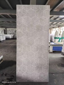Panel de Pared <span class=keywords><strong>para</strong></span> Ducha de PVC con Acabado Metálico Negro Hexagonal, 1/1.2m, de Alta Calidad, Impermeable y con Protección UV, <span class=keywords><strong>para</strong></span> Decoración de Baños - Product Image 4