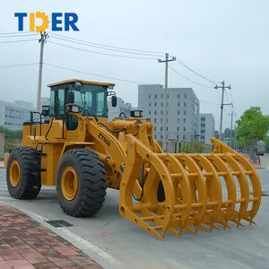 2023 TDER forest wood loader 12ton 15ton 20ton timber loader heavy log loader used in logging farm Sawmill