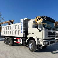Camion à benne basculante d'occasion puissant, état d'origine, nouvelle arrivée à Yishun, camion à benne basculante Shacman d'occasion, camion à benne basculante Shacman 6x4 d'occasion en stock