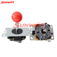 Joystick de 4/8 Vías para Máquinas de Juegos Arcade, de Metal y Plástico, 12V, de Alta Calidad, con Conector Personalizado de 5 Pines en Inglés