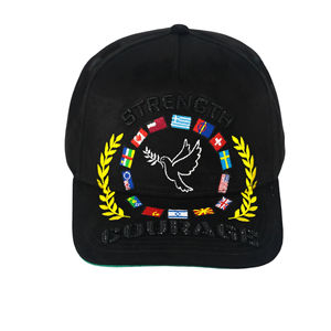 หมวกวิ่งปักลายแบบกำหนดเองคุณภาพสูงจากจีน หมวกเบสบอลประดับเพชรทรง A - Product Image 2