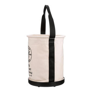 Sac à outils pour électricien à fond rigide de 12 pouces, bandoulière, tissu Oxford, fermeture à glissière, rangement pour outils de quincaillerie - Product Image 4