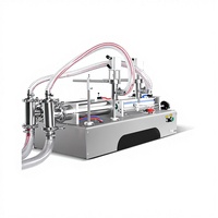 Machine de remplissage de liquides à double tête R-PACK 100-1000 ml avec fonction de chauffage et de mélange