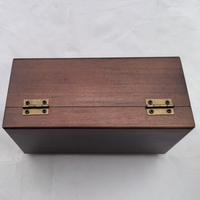 Coffret de Rangement Vintage en Pin avec Couvercle à Charnières, Boîte en Bois pour Cartes de Prières, Cadeau Chrétien pour Femmes, Bible, Noël, Nativité