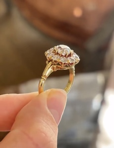 Joyería Fina Personalizada, Oro Sólido Real de 9k, 10k, 14k, 18k, Oro Rosa, Amarillo, Blanco, Diamante/Gema de Laboratorio, Fabricación en Fábrica - Product Image 3