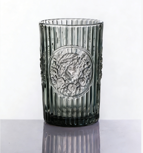 Verre à whisky élégant et durable, portrait de <span class=keywords><strong>David</strong></span> en relief, couleur unie, pulvérisation de couleur, verre pressé, fabrication artisanale, placage par pulvérisation, verre à whisky haut - Product Image 2
