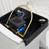 Chaise de massage bon marché pour salon spa pédicure shampooing de lavage des cheveux thérapie de la tête lit de shampooing de massage thaï hydrothérapie