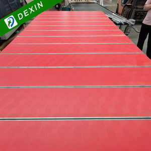 <span class=keywords><strong>Panneau</strong></span> mural à lattes de première classe, moderne, blanc, <span class=keywords><strong>noir</strong></span>, rouge, jaune ou couleur bois, résistant à l'humidité, en mélamine - Product Image 3