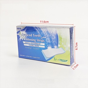 Strumenti di sbiancamento dentale etichetta privata 28 pezzi 14 sacchetti Non perossido denti bagnati strisce sbiancanti - Product Image 6
